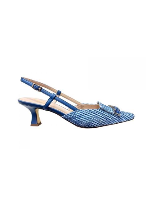 Slingback pelle e tessuto denise Tosca Blu TOSCA BLU | SS2432S263-C8G